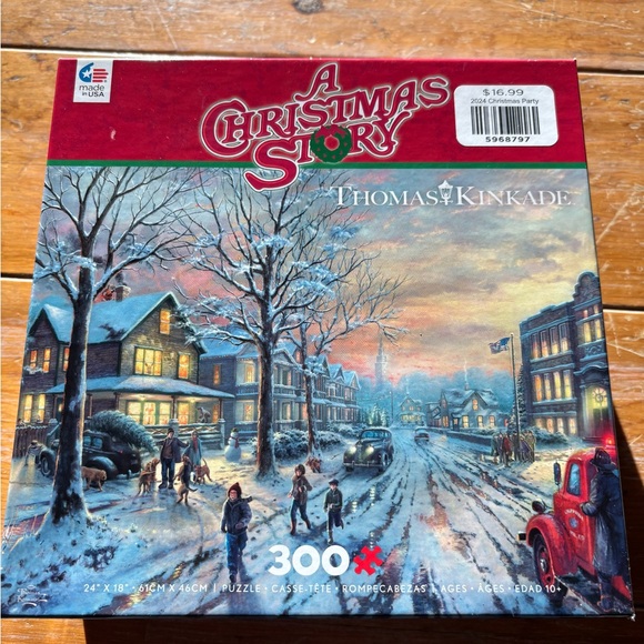 Thomas Kinkade A Christmas Story Puzzle - Picture 4 of 4